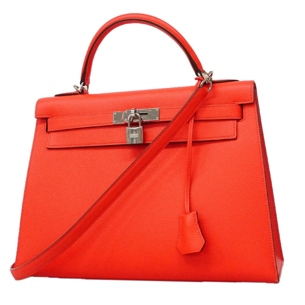 Hermes Kelly 32 Handbag, Veau Epsom Leather, Rose Jaipur, X Stamp, 2-way Bag ...